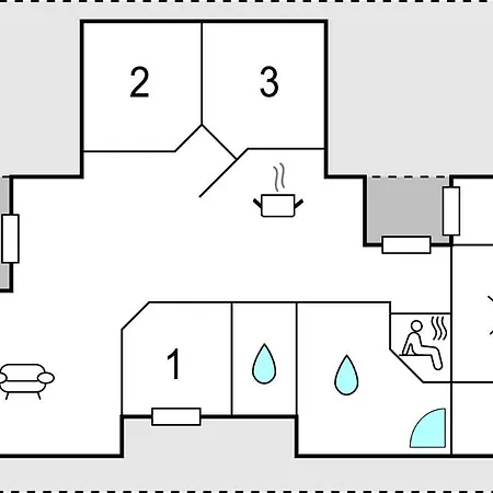 Awesome Home In Tarm With Sauna * Tarm